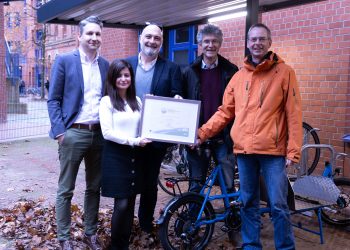 Hochschule als erste fahrradfreundliche Arbeitgeberin in Bremerhaven ausgezeichnet