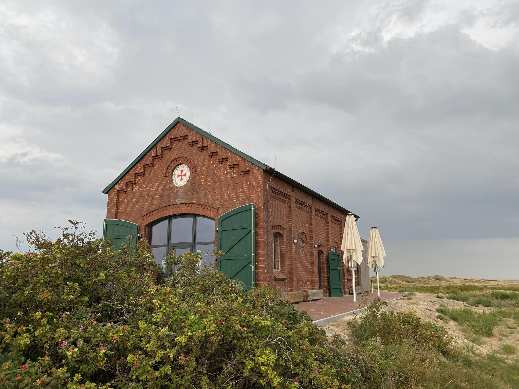 Historischer Rettungsschuppen als Kulturdenkmal und Ausstellung